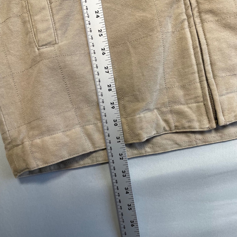 Indigo Palms Denim Company Men's Tan Windowpane Check Barn Jacket Size Large - Picture 10 of 10